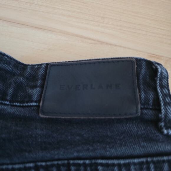 Everlane The Curvy Way High Jean Black Size 26 Ankle High Waisted Organic Cotton - Picture 6 of 10
